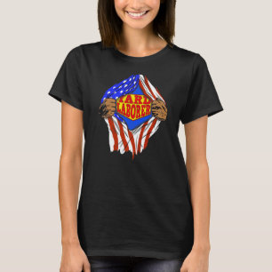 Super Yard Laborer Hero Job T-Shirt