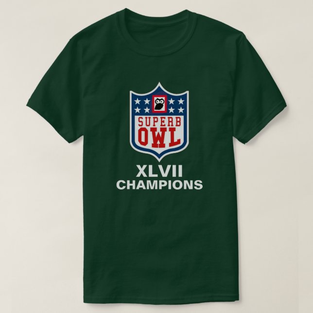 SUPERB OWL CHAMPIONS T-Shirt (Design Front)