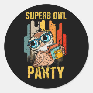 Superb Owl Party What We Do in the Shadows Classic Round Sticker