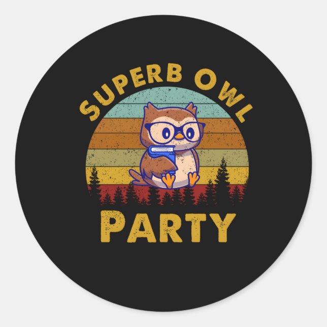 Superb Owl Py W We Do In The Shadows Classic Round Sticker (Front)