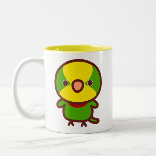 Superb parrot Two-Tone coffee mug