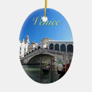 Superb! Ultimate Venice, Rialto, Grand Canal Ceramic Tree Decoration