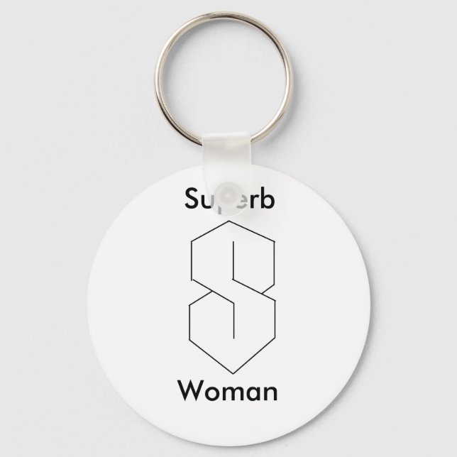 Superb Woman Key Chain (Front)
