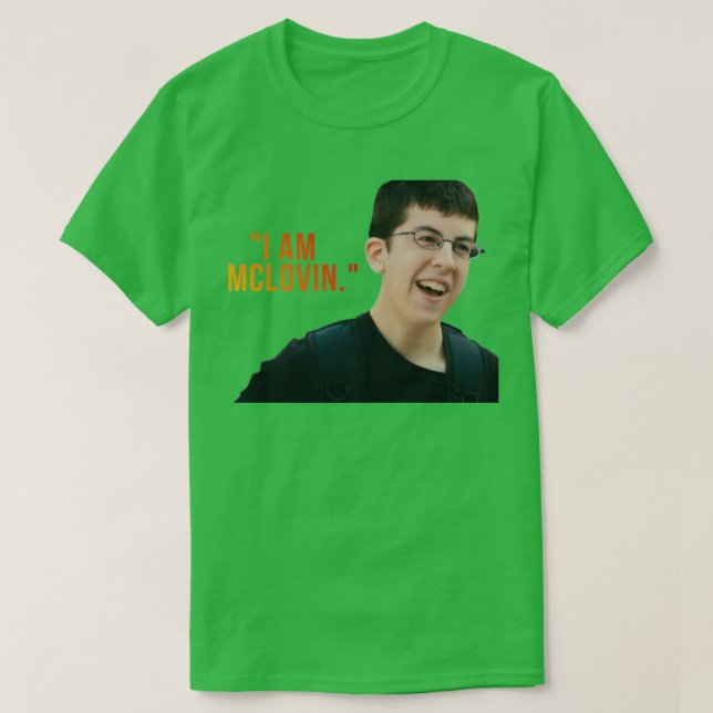 Superbad McLovin I am McLovin Red T-Shirt (Design Front)