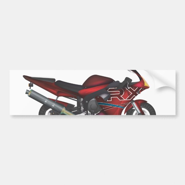 Superbike Bumper Sticker (Front)