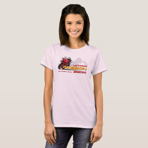 Superbike Racing Maximum Passion Biker Graphic 1  T-Shirt
