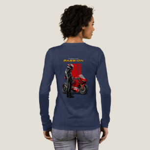 Superbike Racing Maximum Passion Biker Graphic 2 Tri-Blend Shirt