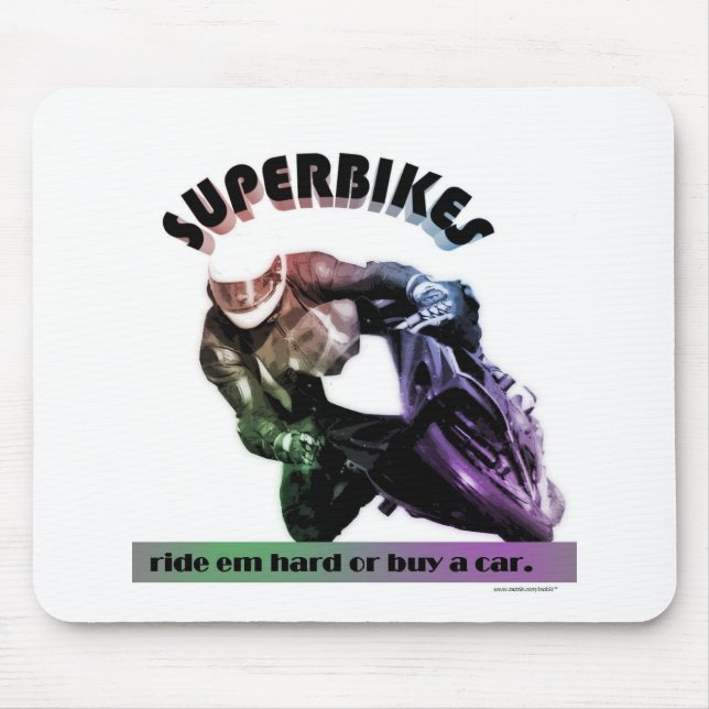 Superbikes Mouse Pad (Front)