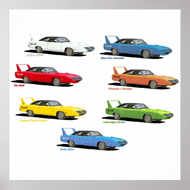 Superbird Colors Poster (Front)