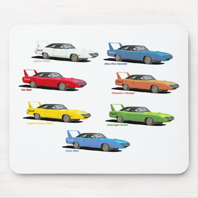 Superbird Colours Mouse Pad (Front)