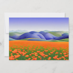 Superblooms Surreal Poppies Landscape