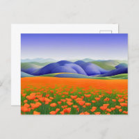 Superblooms | Surreal Poppies Landscape