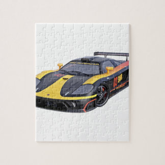 Supercar in Black and Yellow Jigsaw Puzzle
