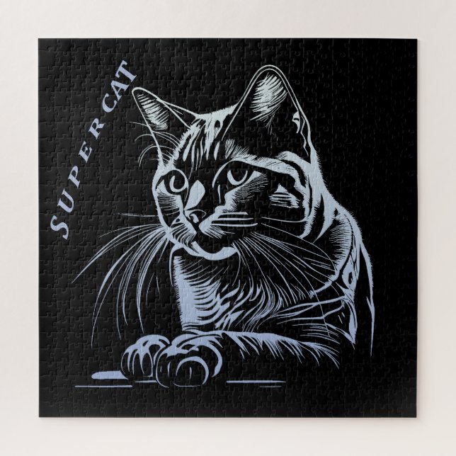 supercat jigsaw puzzle (Vertical)