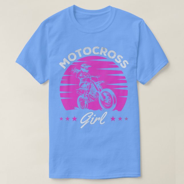 Supercross Girl Dirtbike Girl Enduro OffRoad Motoc T-Shirt (Design Front)