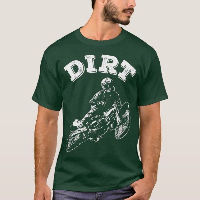 Supercross  Motocross  Gear Love Race Motorcycle T-Shirt (Front)