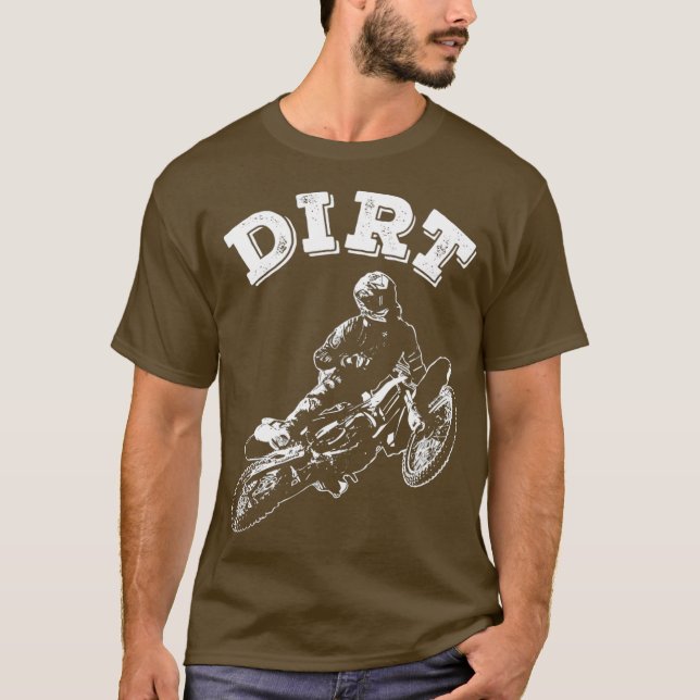 Supercross  Motocross  Gear Love Race Motorcycle T-Shirt (Front)