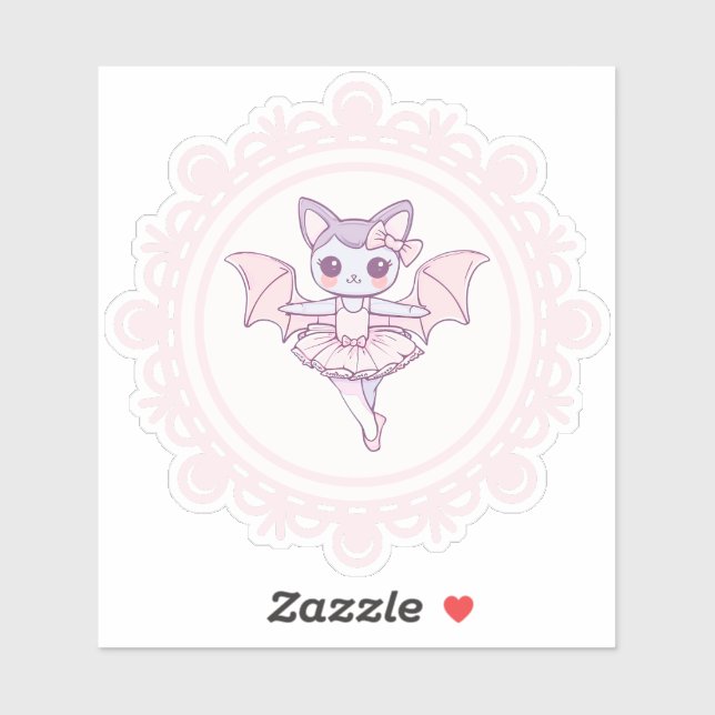 Supercute Pinky Ballerina Bat  (Sheet)