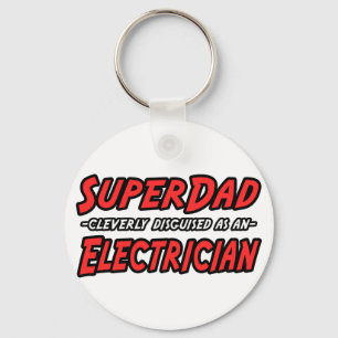 SuperDad...Electrician Key Ring