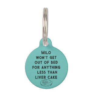 Superdog slogan personalized pet tag