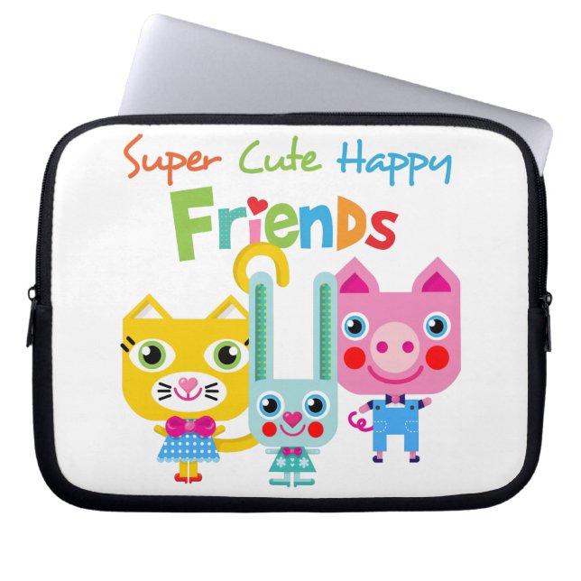 superfriends.png laptop sleeve (Front)