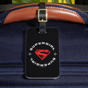 Supergirl Age of Heroes Circle S-Shield Luggage Tag