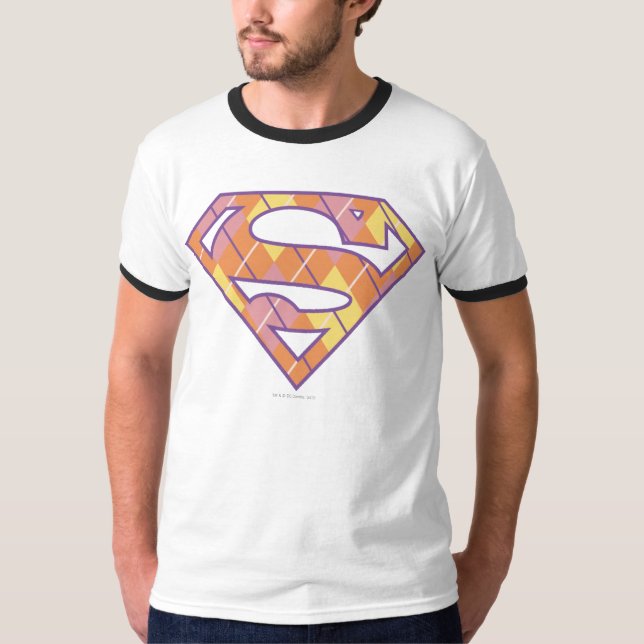 Supergirl Argyle Logo T-Shirt (Front)