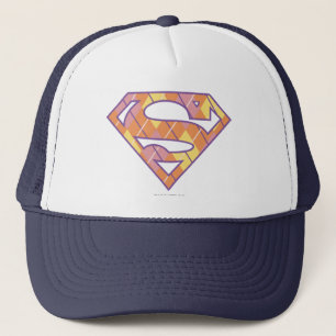 Supergirl Argyle Logo Trucker Hat