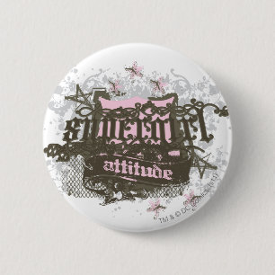 Supergirl Attitude 6 Cm Round Badge