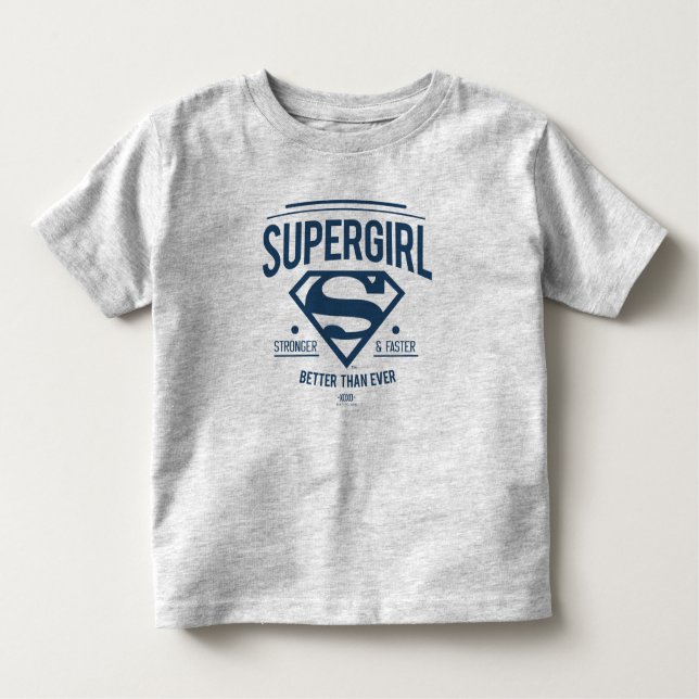 Supergirl Better Than Ever Retro Graphic Toddler T-Shirt (Front)