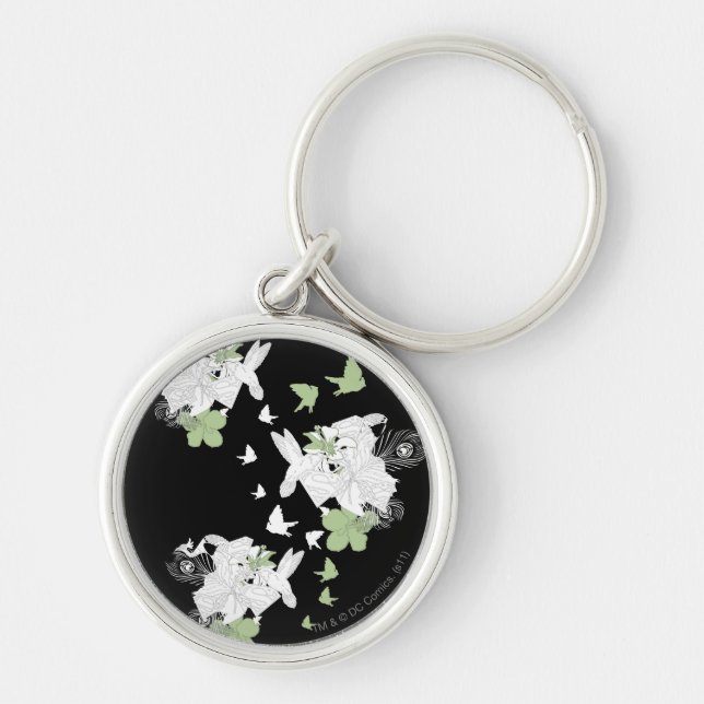 Supergirl Birds and Feathers Key Ring (Front)