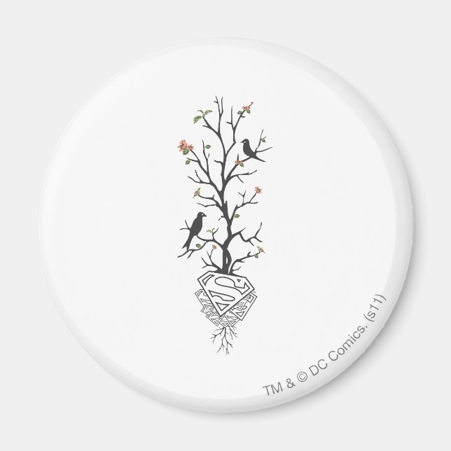 Supergirl Birds in the Tree Magnet (Front)