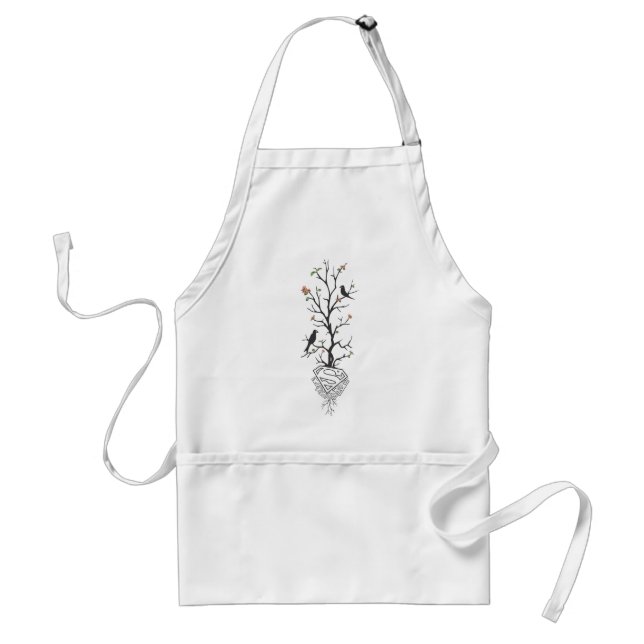 Supergirl Birds in the Tree Standard Apron (Front)