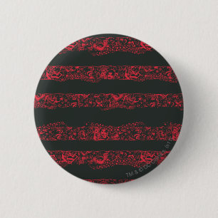 Supergirl Black and Red Line Pattern 6 Cm Round Badge