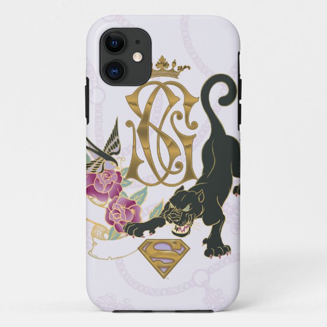 Supergirl Black Panther Case-Mate iPhone Case (Back)