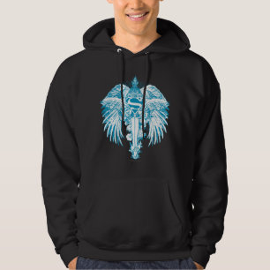 Supergirl Blue Wings Hoodie