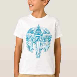 Supergirl Blue Wings T-Shirt
