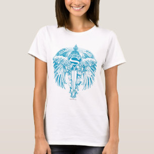 Supergirl Blue Wings T-Shirt