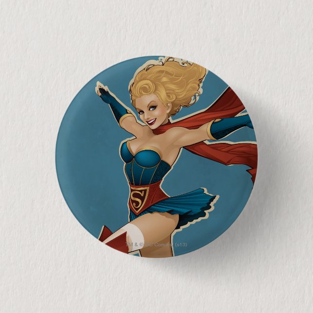 Supergirl Bombshell 3 Cm Round Badge (Front)