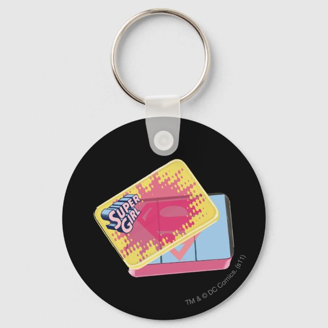 Supergirl Box Key Ring (Front)
