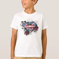 Supergirl British Flag and Roses
