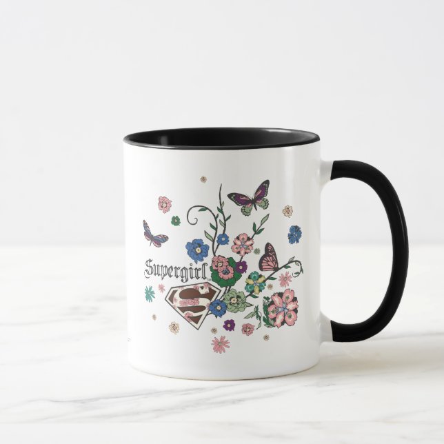 Supergirl Butterflies Mug (Right)