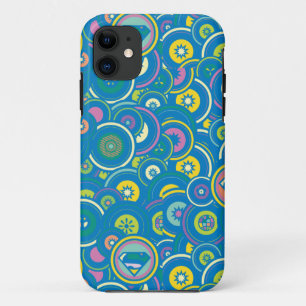 Supergirl Circle Blue Pattern Case-Mate iPhone Case