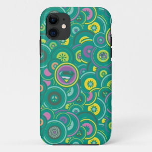 Supergirl Circle Green Pattern Case-Mate iPhone Case