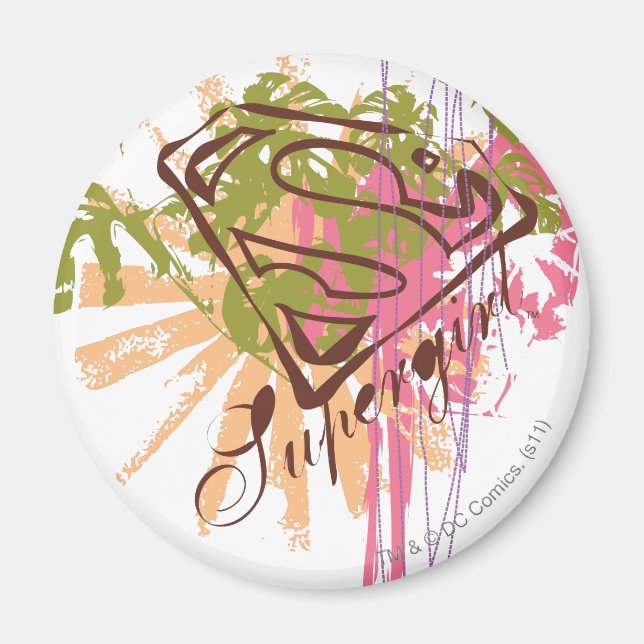 Supergirl Colour Splash Magnet (Front)