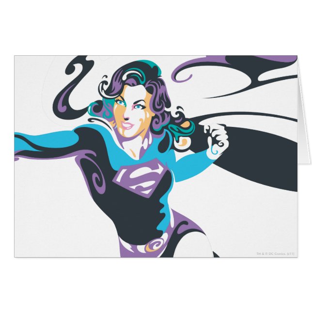 Supergirl Colour Splash Pose 4 (Front Horizontal)