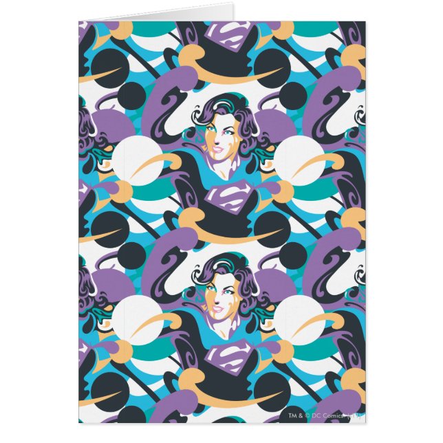 Supergirl Colour Splash Swirls Pattern 5 (Front)