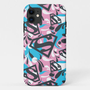 Supergirl Colour Splash Swirls Pattern 6 Case-Mate iPhone Case
