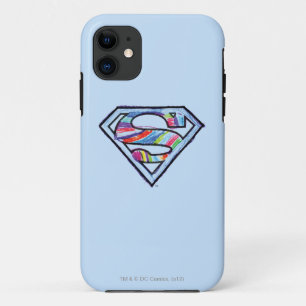 Supergirl Colourful Sketch Logo Case-Mate iPhone Case