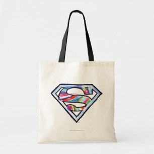 Supergirl Colourful Sketch Logo Tote Bag